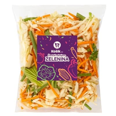 Čerstvě nakrájeno Thai Stir Fry "QUICK&EASY" – krájená zelenina na pánev, balení