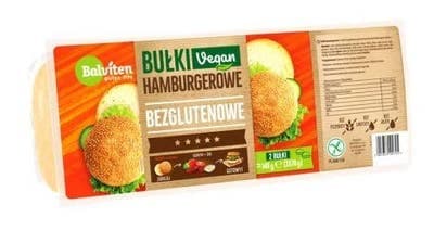 Balviten Housky hamburgerové se sezamem, bez lepku, VEGAN (2ks)
