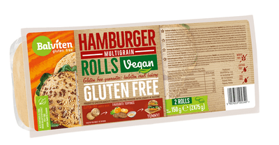 Balviten Housky hamburgerové Multigrain, bez lepku, VEGAN (2ks)