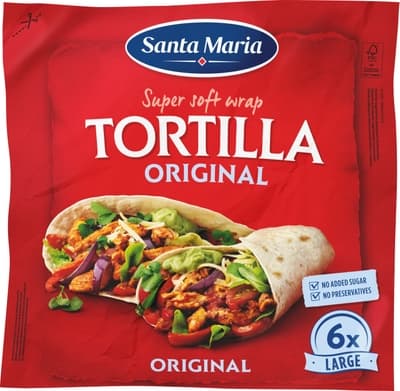 Santa Maria Tex Mex Mexické pšeničné tortilly,6 ks