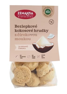 Biopekárna Zemanka BIO Bezlepkové čirokové hrudky kokosové