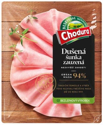 Chodura Dušená šunka zauzená nejvyšší jakosti (94% masa)