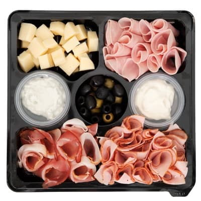 Čerstvě nakrájeno Obložený box Mix  (šunka, sýr)