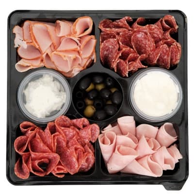 Čerstvě nakrájeno Obložený box uzeninový (šunka, salám)