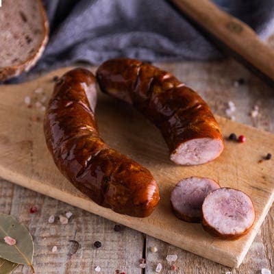 Authentic Krůtí klobása bez přidaných dusitanů