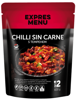 EXPRES MENU Chilli sin carne, 2 porce