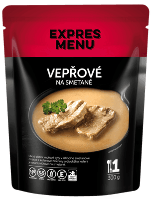EXPRES MENU Vepřové na smetaně, 1 porce