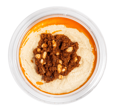 Table foods Hummus s červeným pestem