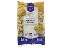 METRO Chef Americké brambory Wedges American Style mraž. 4 x 2,5 kg