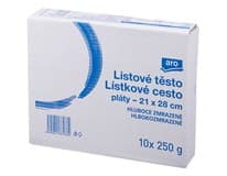 aro Těsto listové pláty 21 x 28 cm mraž. 10 x 250 g
