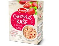 Emco Kaše ovesná s jahodami 5 x 55 g