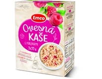 Emco Kaše ovesná s malinami 5 x 55 g