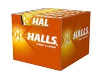 HALLS Honey & Lemon Bonbóny s medem a příchutí citronu 20 x 33,5 g