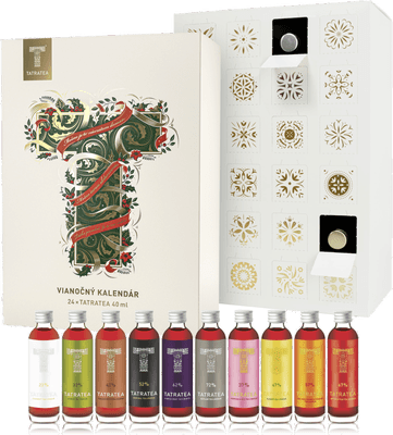Tatratea Adventní kalendář mix 24x40ml (dárkové balení)