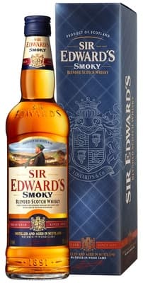 Sir Edward's Smoky Blended Scotch Whisky (40%) dárkové balení