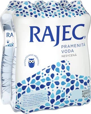 Rajec Pramenitá voda nesycená 6x1,5l