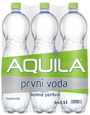 Aquila Pramenitá voda jemně perlivá 6x1,5l kojenecká