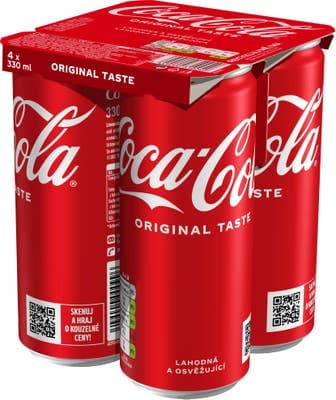 Coca-Cola Multipack, plech 4x330ml