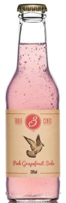 Three Cents Pink Grapefruit soda