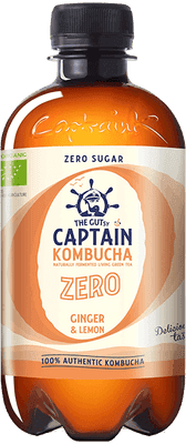 Captain Kombucha BIO Zero Zázvor, citron