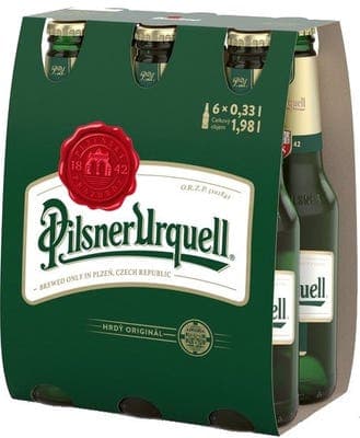 Pilsner Urquell pivo světlý ležák 6x330 ml sklo