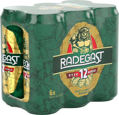 Radegast Ryze Hořká 12 plech 6x500ml
