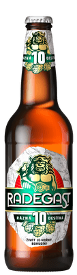 Radegast Rázná 10, světlý výčepní, sklo