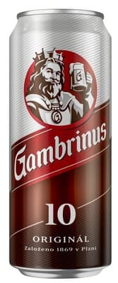 Gambrinus Originál 10, světlý výčepní, plech