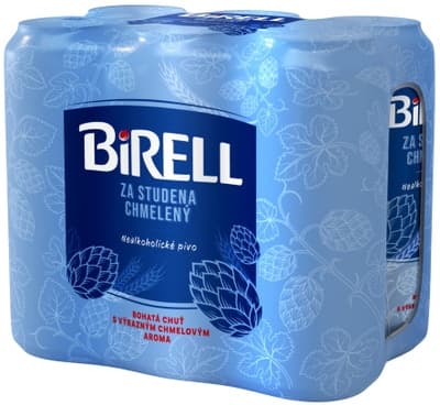 Birell Za studena chmelený, plech 6x500ml