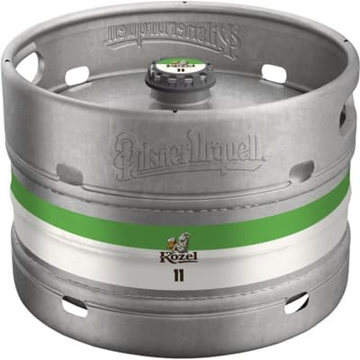 Velkopopovický Kozel 11, světlý ležák, KEG