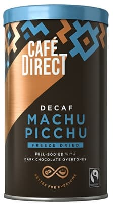 Cafédirect Machu Picchu instantní káva Arabica bez kofeinu