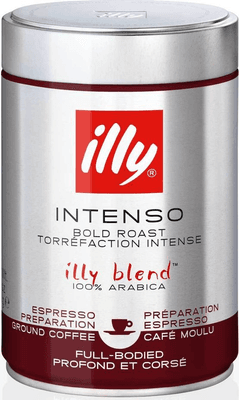 illy Intenso mletá káva