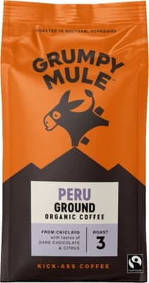 Grumpy Mule BIO Peru SCA 84 mletá káva Arabica