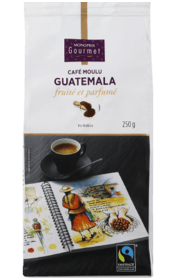 Monoprix Gourmet Mletá káva Guatemala, ovocná chuť