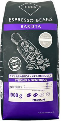 Rioba Silver 55% Arabica káva zrno