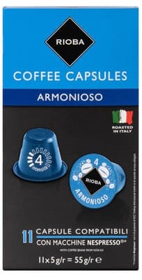 Rioba Armonioso Lungo kávové kapsle, 10x5g