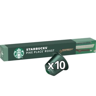 Starbucks® Pike Place Roast by NESPRESSO®, Medium Roast kávové kapsle, 10 kapslí v balení