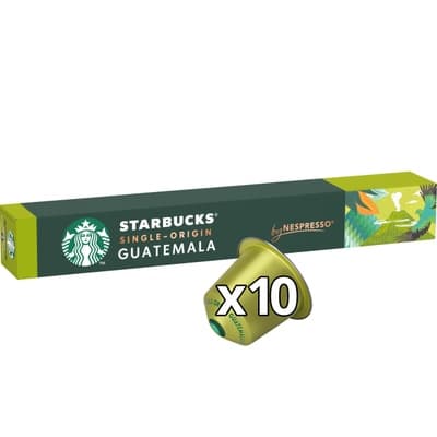 Starbucks® Single-Origin Guatemala by NESPRESSO®, Blonde roast kávové kapsle, 10 kapslí v balení