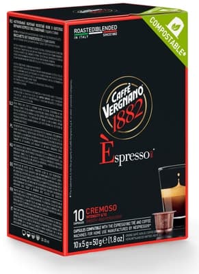 Caffè Vergnano 1882 Èspresso Cremoso kávové kapsle 10 x 5g (50g)