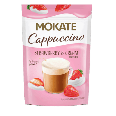 Mokate Cappuccino Jahody a Smetana