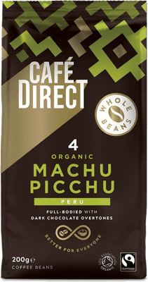 Cafédirect BIO Machu Picchu SCA 82 zrnková káva 200g