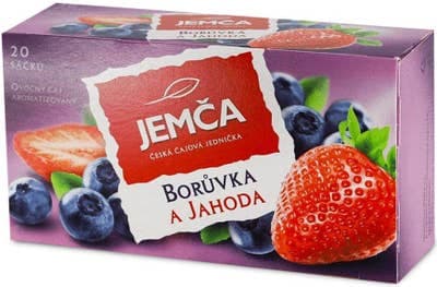 Jemča Ovocný čaj borůvka a jahoda 40g