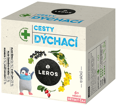 Leros Baby Dětský čaj na dýchací cesty