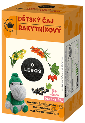 Leros Baby Dětský čaj Rakytníkový