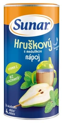 Sunar Rozpustný nápoj meduňkový s hruškami