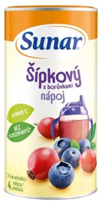 Sunar Rozpustný nápoj šípkový s borůvkami