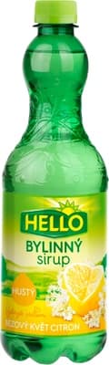 Hello bylinný sirup Bezový květ Citron