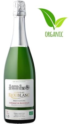 Château Rioublanc  BIO Crémant de Bordeaux Blanc Brut Nature