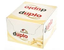 Duplo bílé Oplatka s polevou z bílé čokolády a náplní 40 x 18,2 g