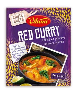 Vitana Red curry, základ jídla